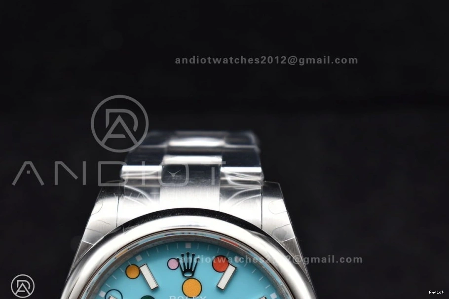 1:1 Best Edition 41mm Steel A3230 124300 Oyster Perpetual Celebration Dial 904L DIWF 1119